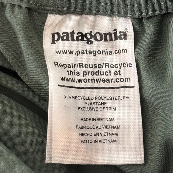 Patagonia Fleetwith Jumpsuit Womens XS Green Stretch‎ One Piece Romper Pockets - Picture 4 of 14
